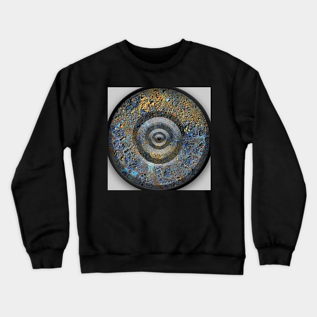 Rust pattern - clocks Crewneck Sweatshirt by piksimp